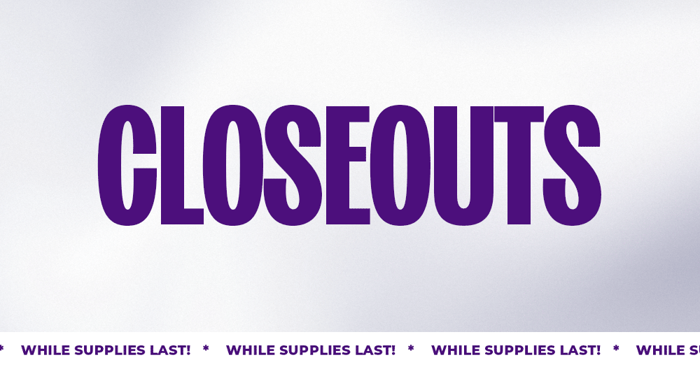 Closeouts Final Sale