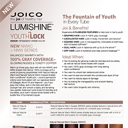 Joico LumiShine YouthLock NNG Fact Sheet