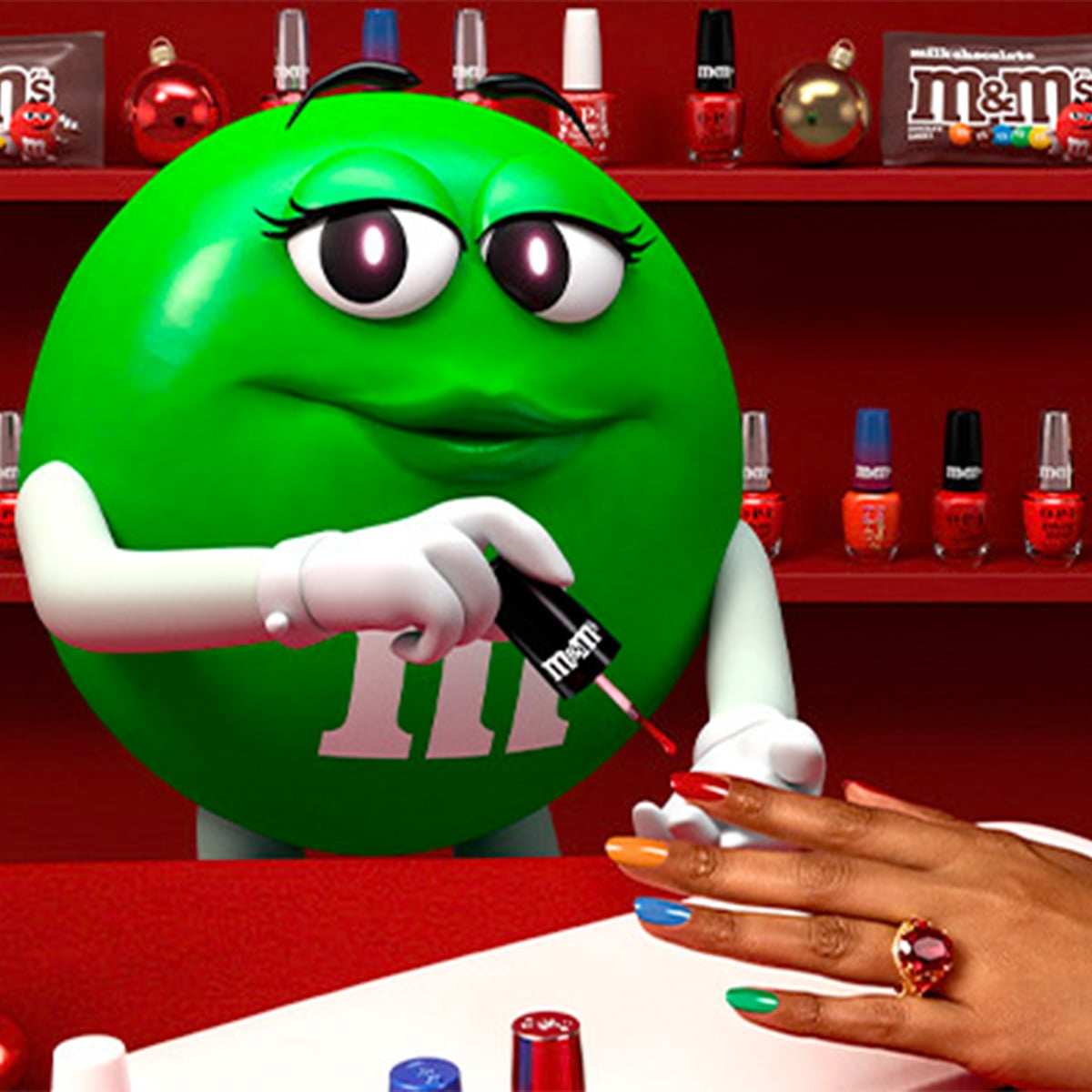 Sweeten Your Nail Services with OPI x M&M’S