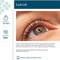 Intensive Lash Lift Protocol