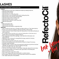 RefectoCil Lash Lifting + Tint