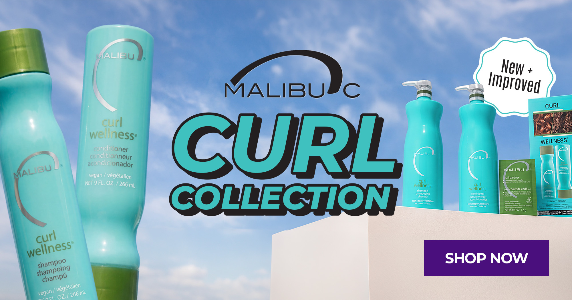 JULY AD Malibu C Curl Collection