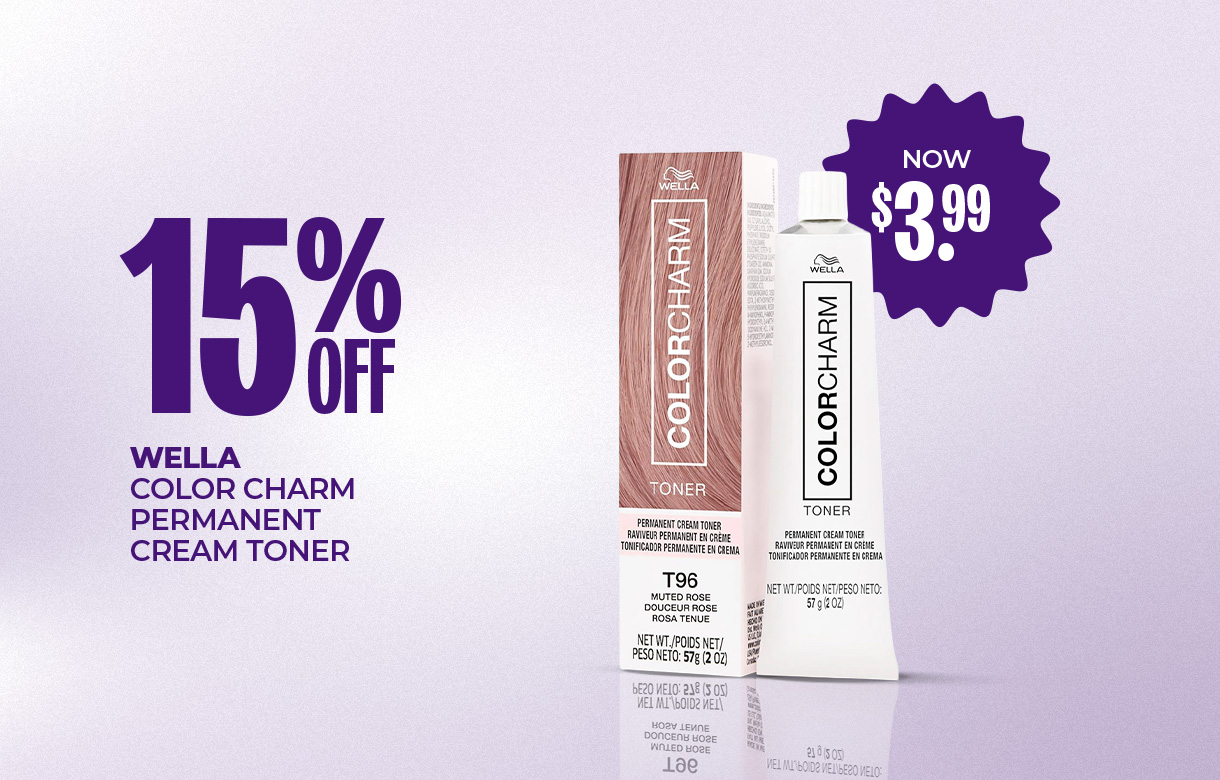 (2)JULY 15% Off Wella Color Charm Permanent Cream Toner