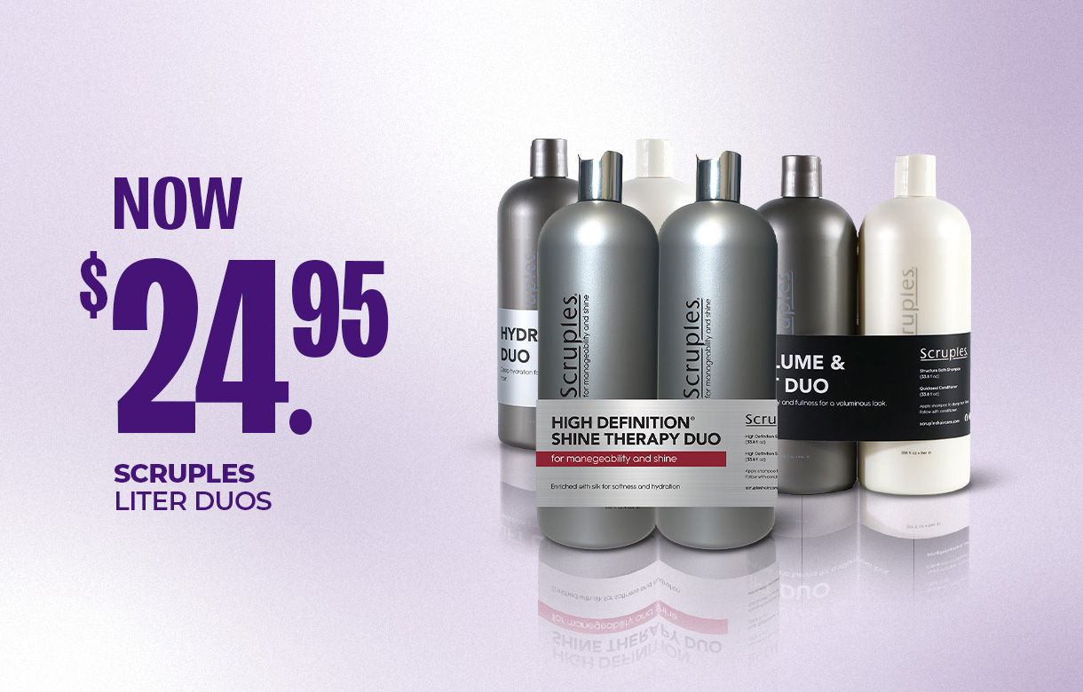 (22) JULY/AUG Now $24.95 Scruples Liter Duos