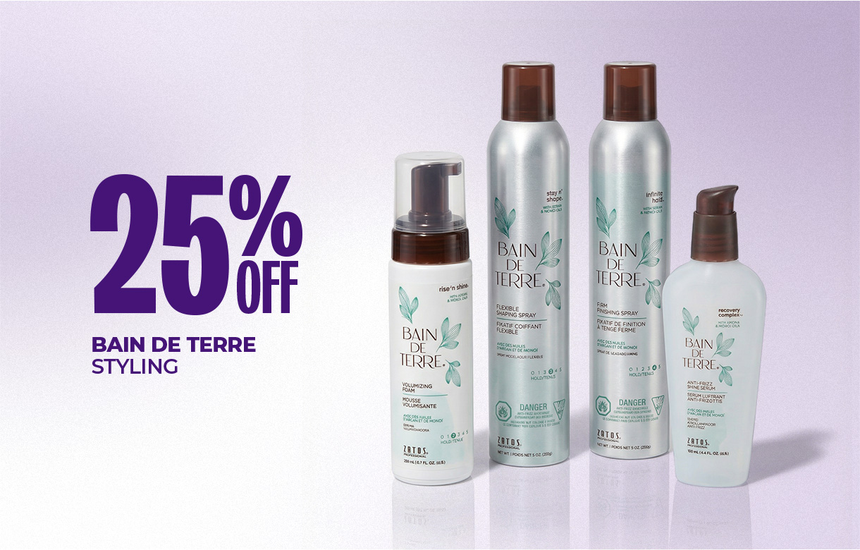 (38)JULY 25% Off Bain De Terre Styling