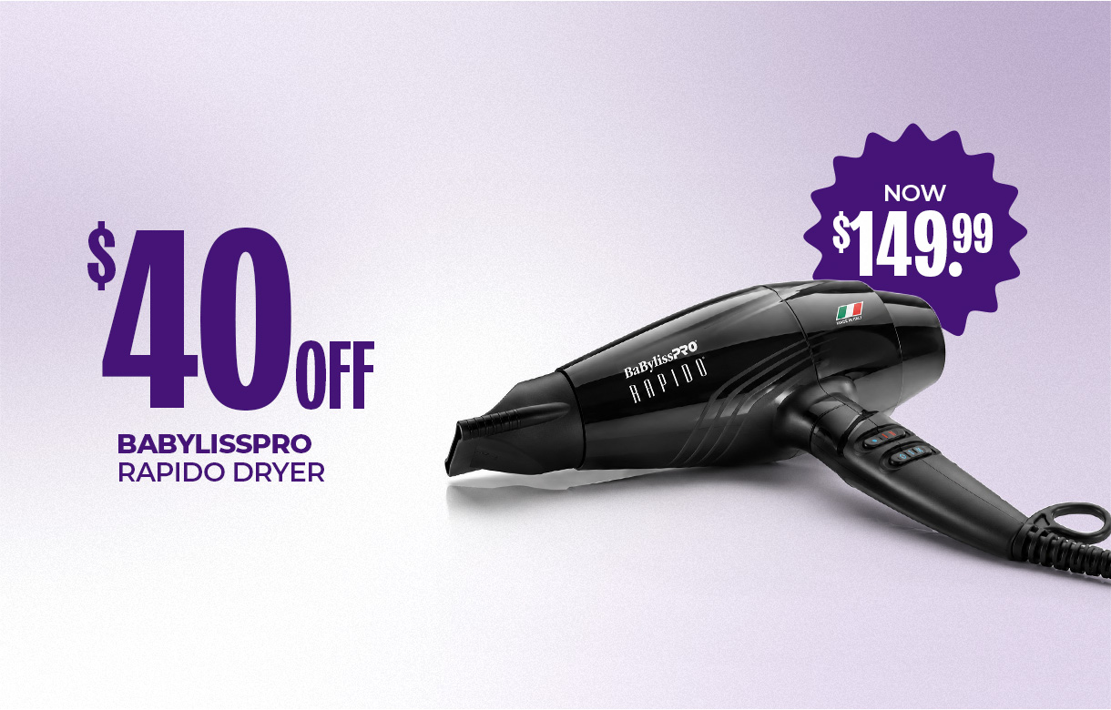 (54) JULY/AUG $40 Off BaBylissPRO Rapido Dryer
