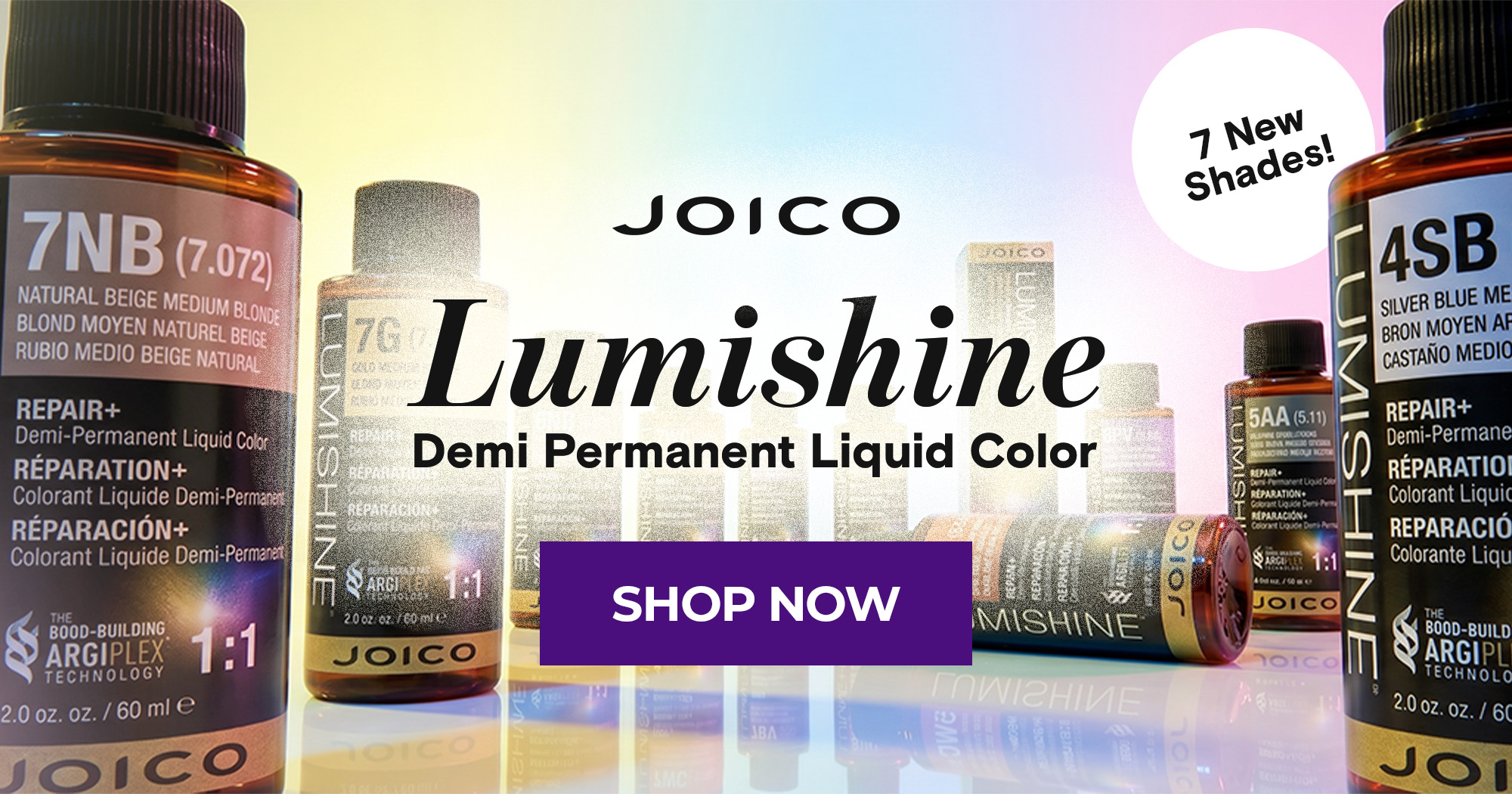 JUNE AD Joico LumiShine Demi Permanent Liquid Color