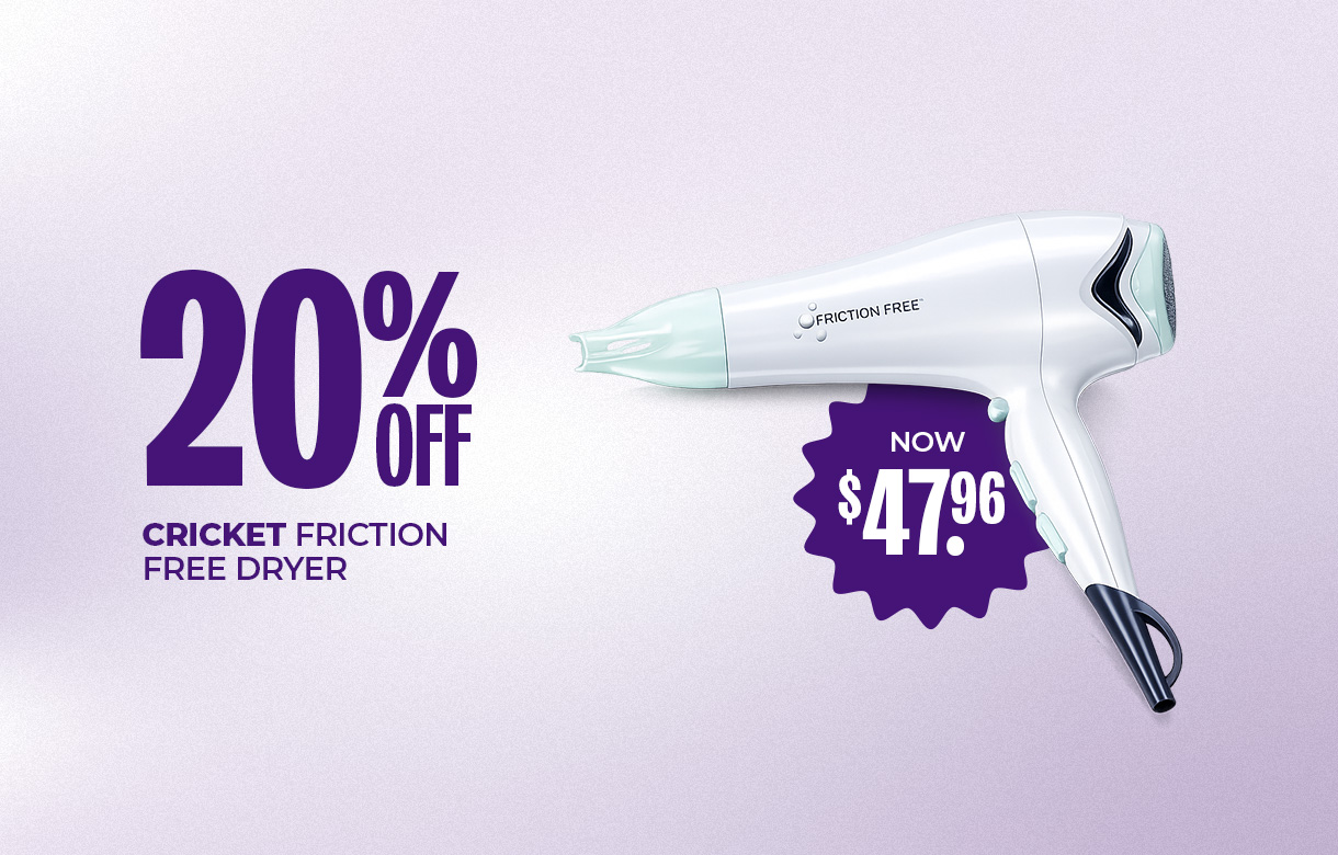 (15) JUNE 20% Off Cricket Friction Free Dryer
