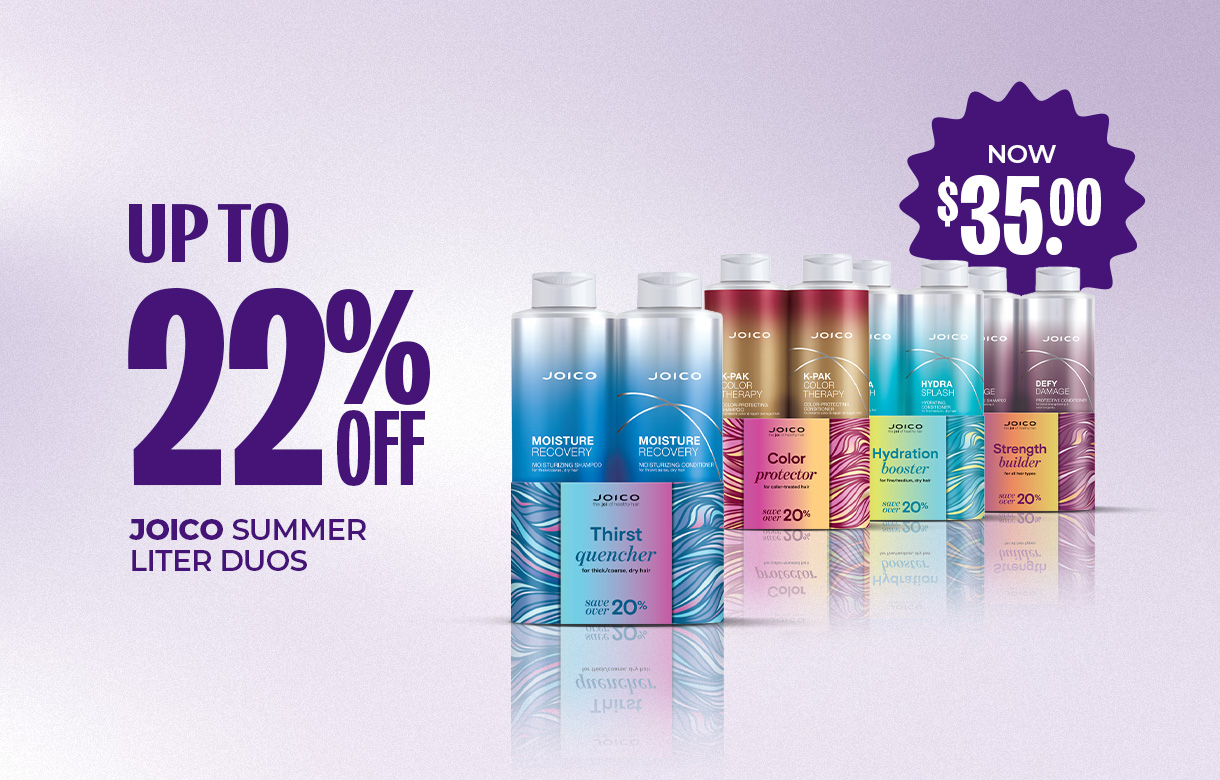 (19) JUNE Up to 22% Off Joico Summer Liter Duos