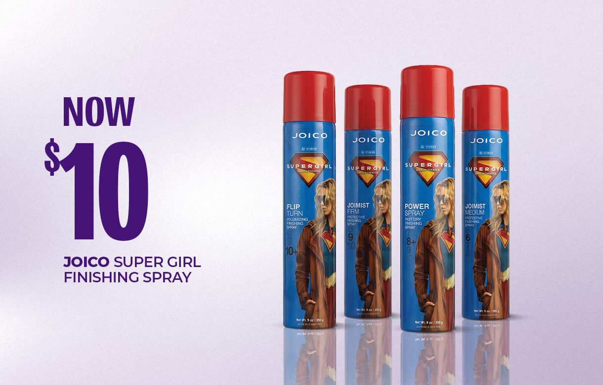 (21) JUNE Now $10 Joico Super Girl Finishing Spray