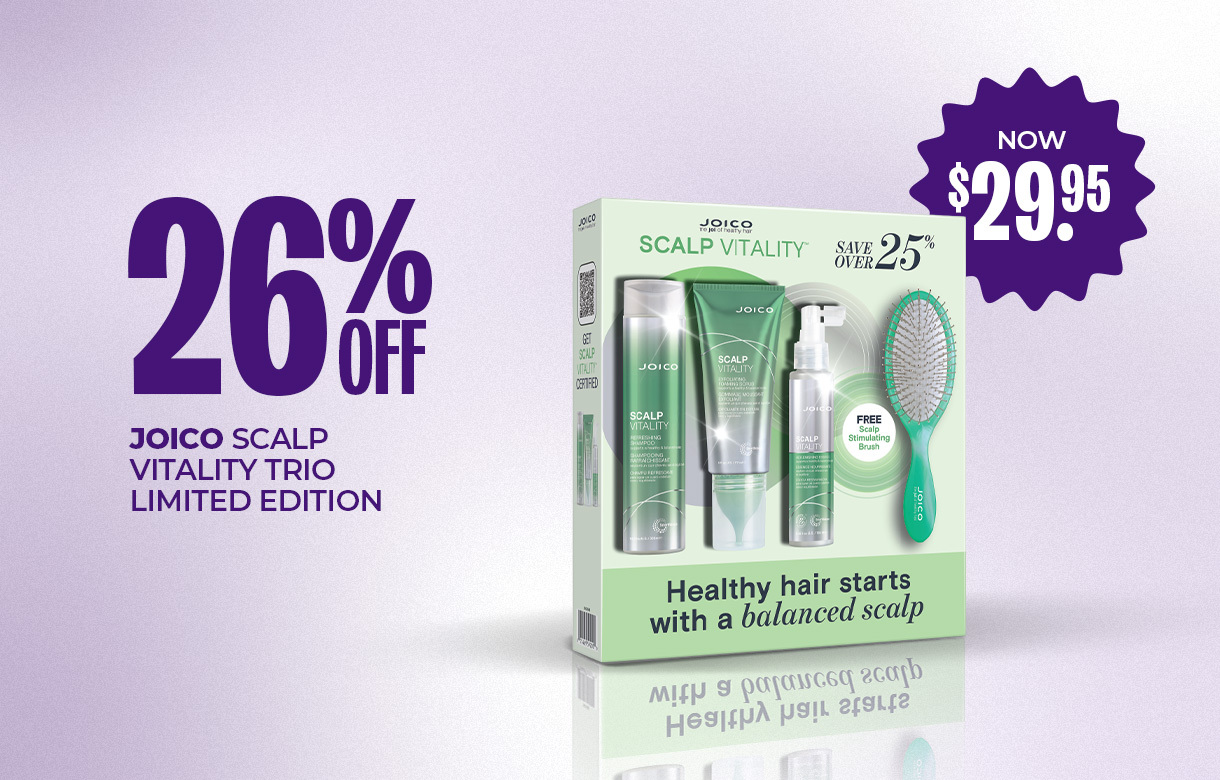 (22) JUNE 26% Off Joico Scalp Vitality Trio Limited Edition (Whiles Supplies Last!)
