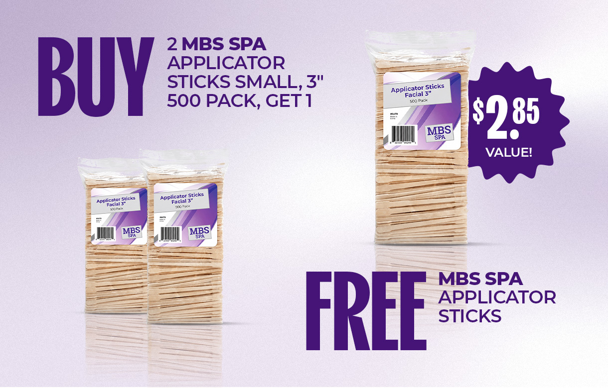 (25) JUNE Buy 2 Get 1 Free MBS Spa Applicator Sticks