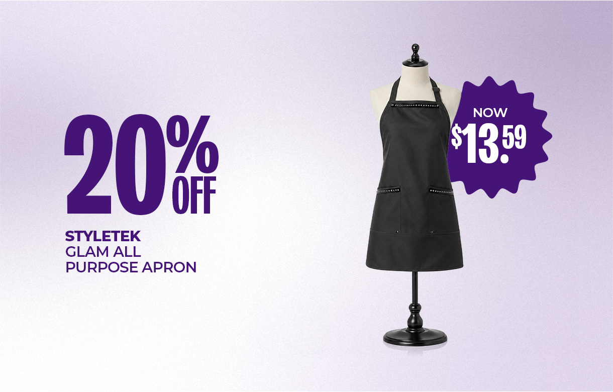 (37) JUNE 20% Off StyleTek Glam All Purpose Apron