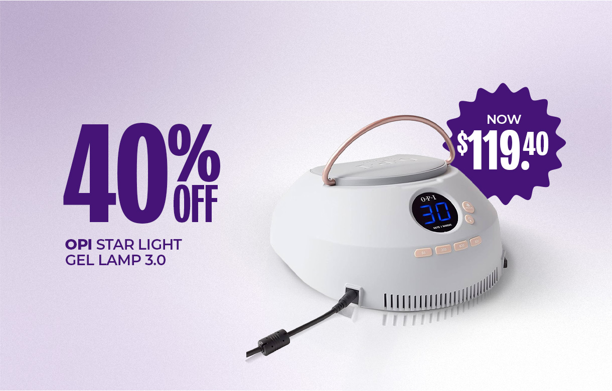 (9) JUNE 40% Off OPI Star Light Gel Lamp 3.0