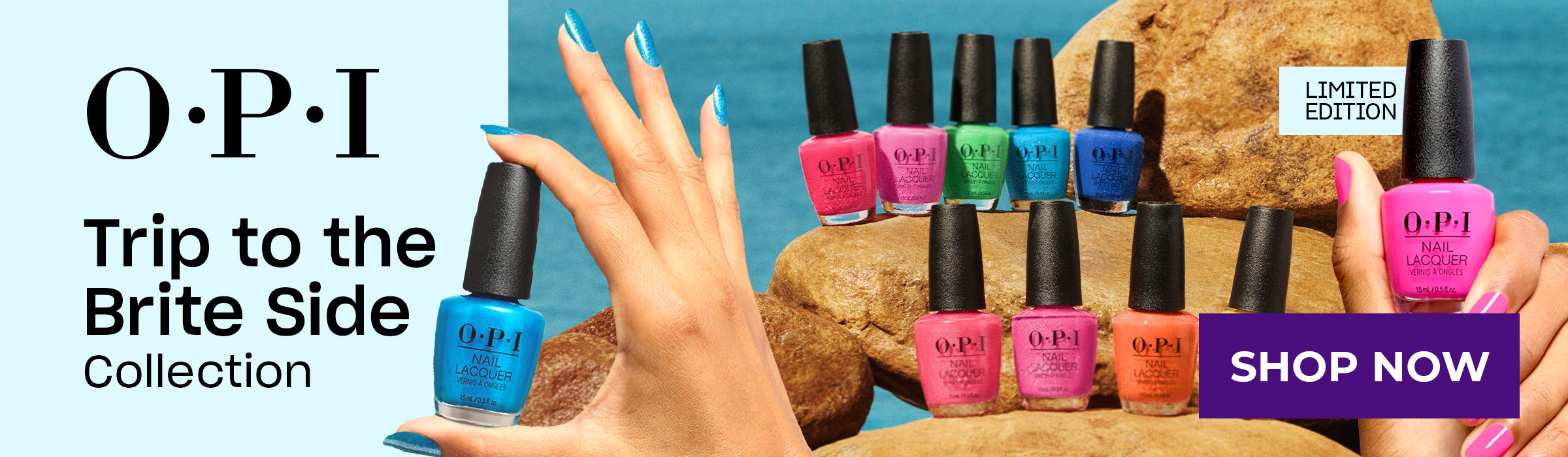 MAY/JUNE AD OPI Trip to the Brite Side Collection