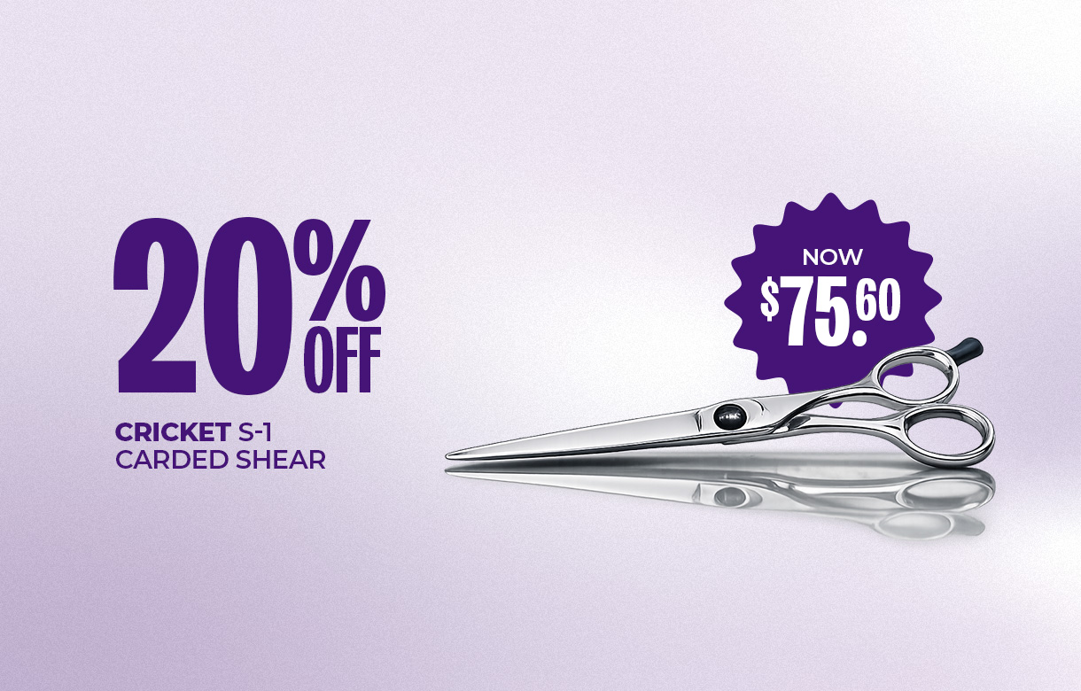 (45) MAY/JUNE 20% Off Cricket S-1 Carded Shear
