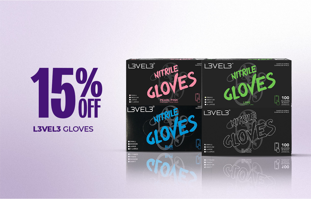 (48) MAY/JUNE 15% Off L3VEL3 Gloves