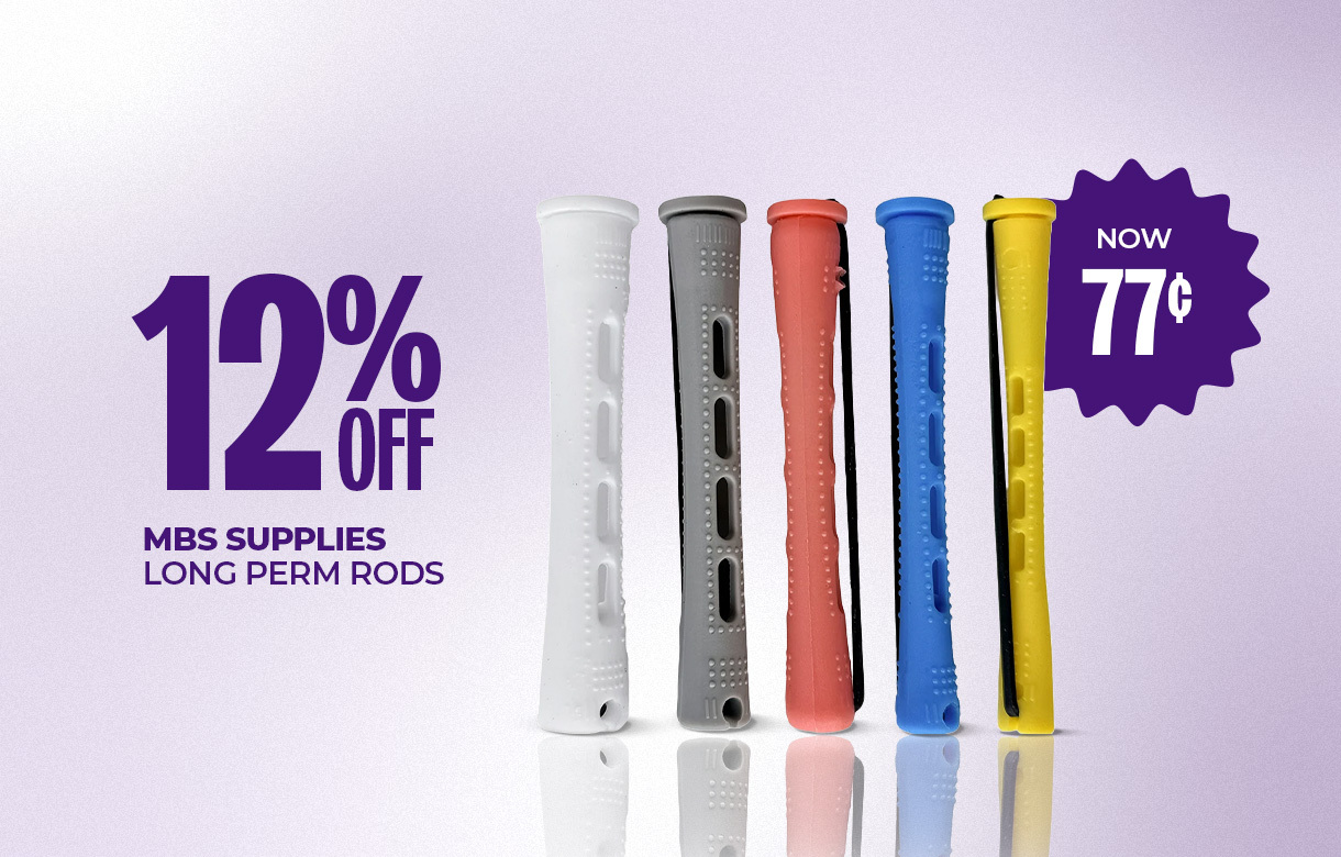 (50) MAY/JUNE 12% Off MBS Supplies Long Perm Rods