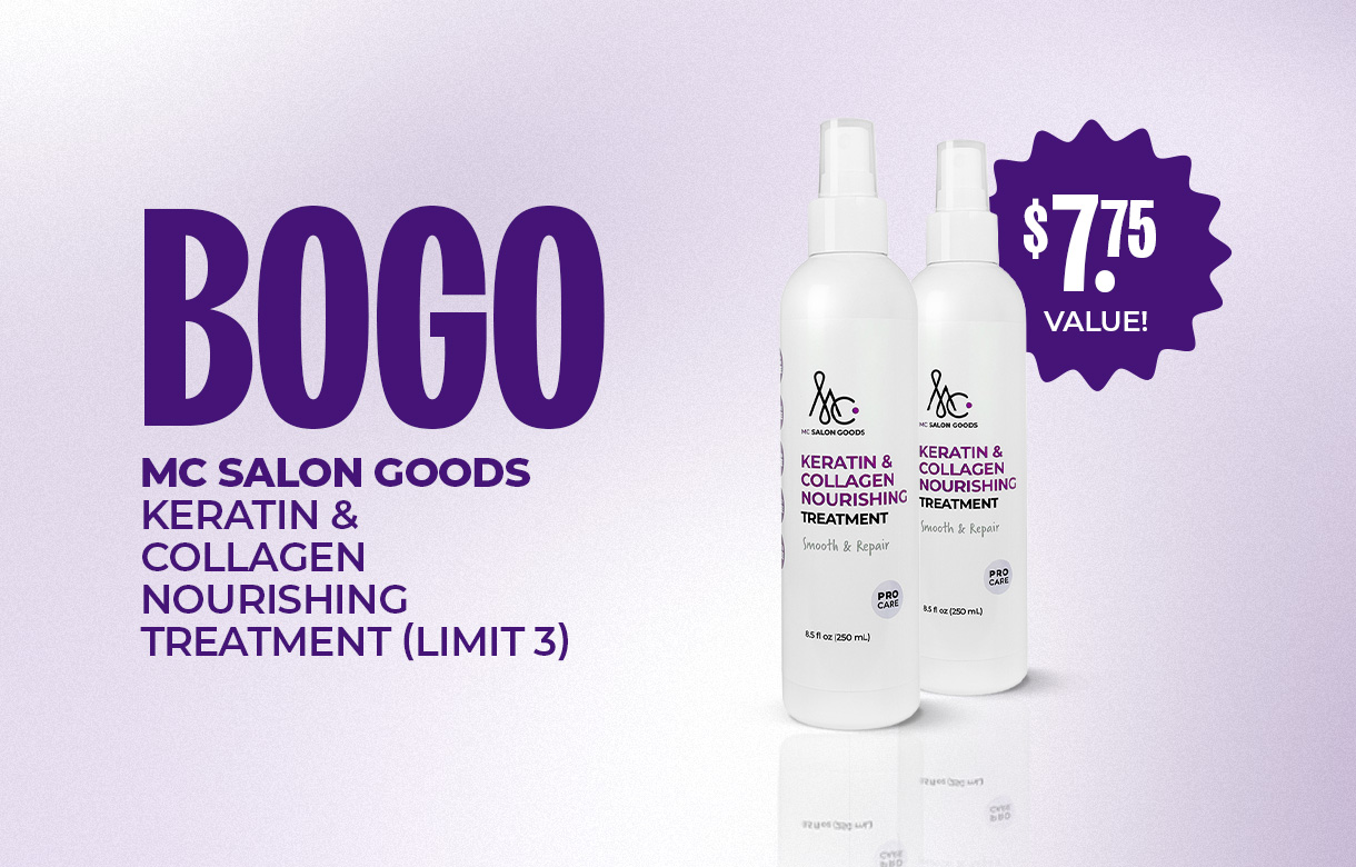 (54B) MAY/JUNE BOGO MC Salon Goods Keratin & Collagen Nourishing Treatment (Limit 3)