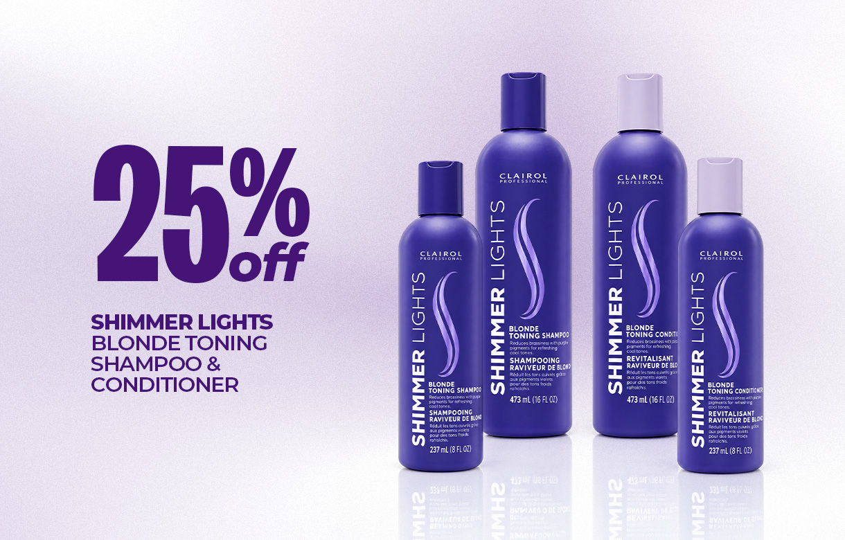 (16A) OCT 25% Off Shimmer Lights Blonde Toning Shampoo & Conditioner