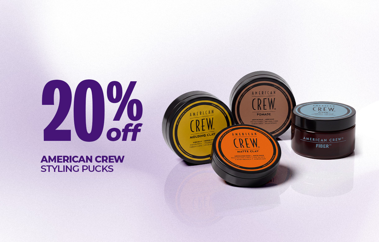 (18) SEPT/OCT 20% Off American Crew Styling Pucks
