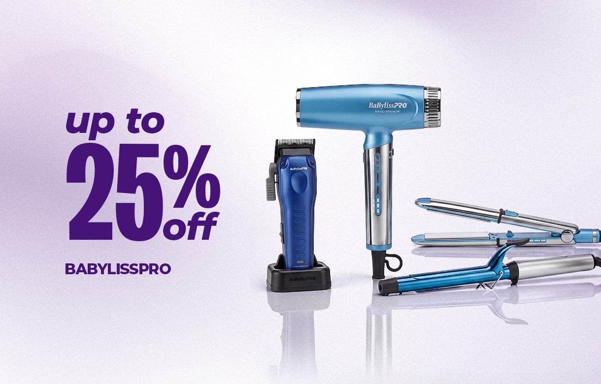 (19) SEPT/OCT Up to 25% Off BaBylissPro