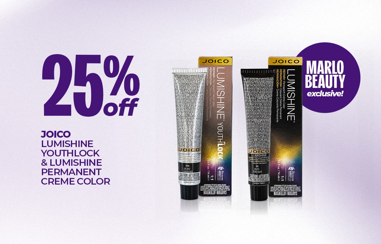 (2) SEPT 25% Off Joico LumiShine YouthLock & LumiShine Permanent Creme Color