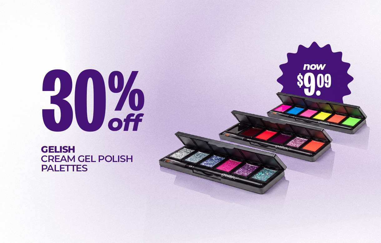 (39) SEPT/OCT 30% Off Gelish Cream Gel Polish Palettes