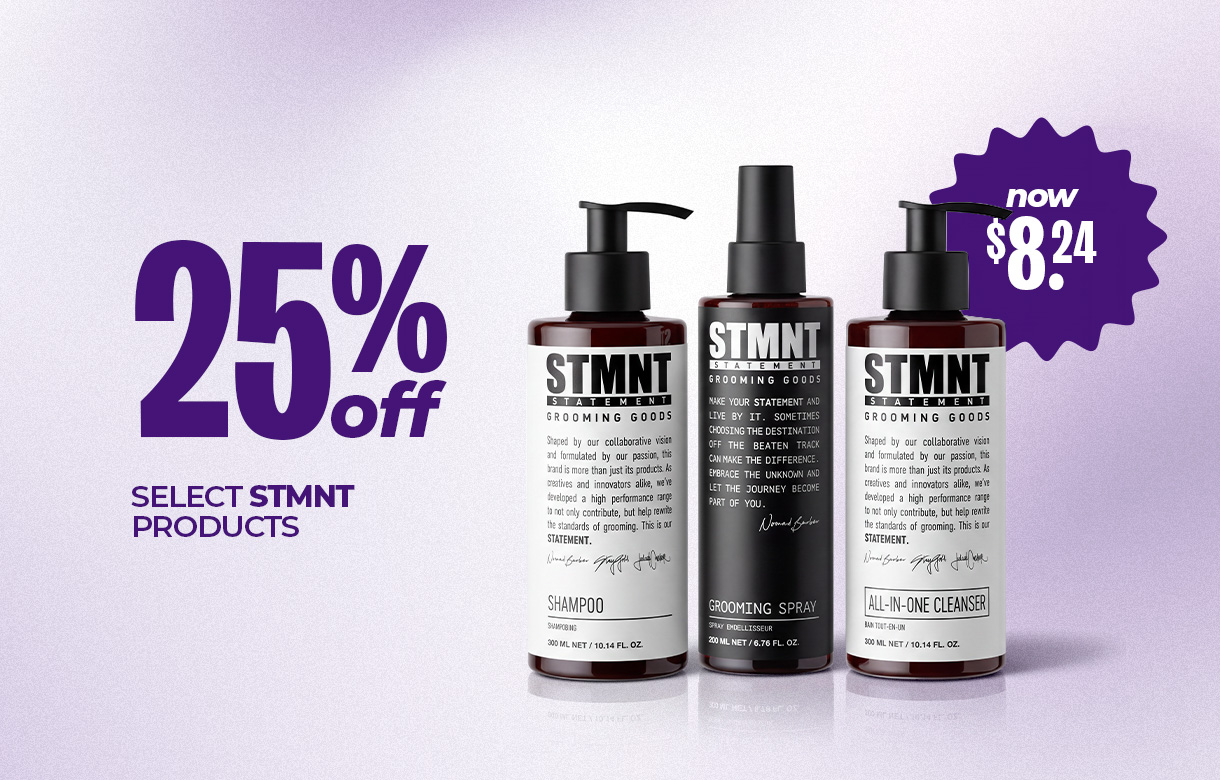 (60) SEPT/OCT 25% Off Select STMNT Products