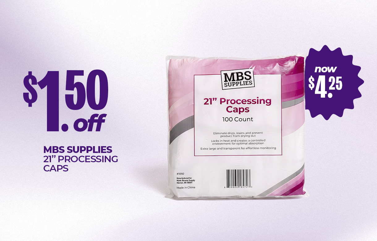 (9) SEPT $1 Off MBS Supplies 21" Processing Caps