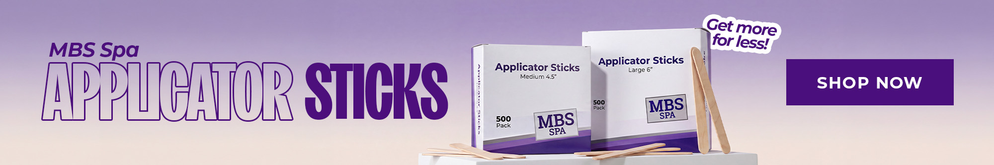 SEPT AD MBS Spa Applicator Sticks
