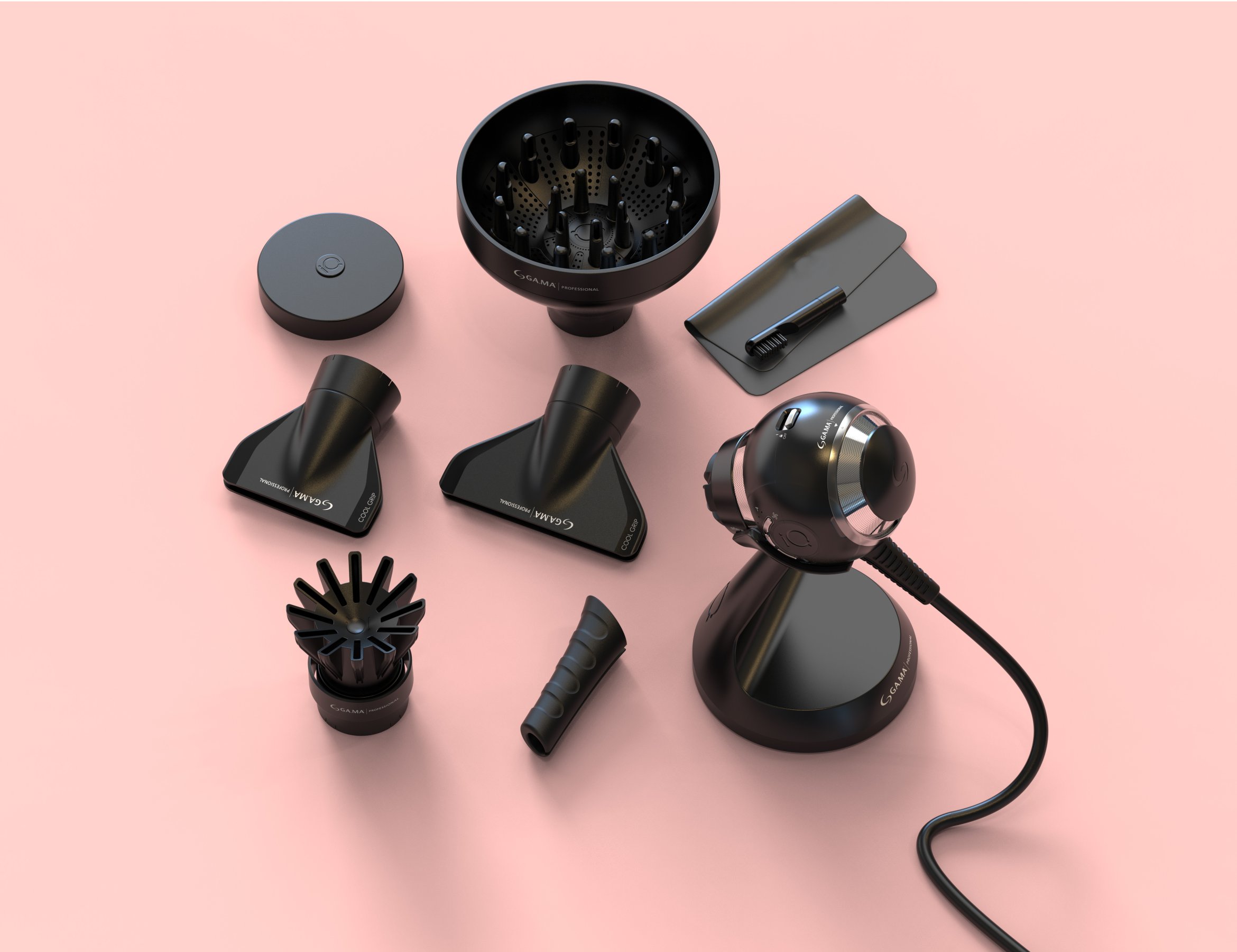 GAMA iQSFERA Blow Dryer Attachments