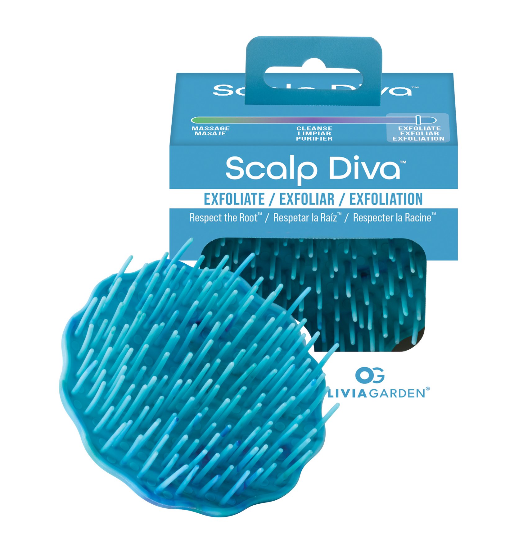 Olivia Garden Scalp Diva Exfoliate Brush