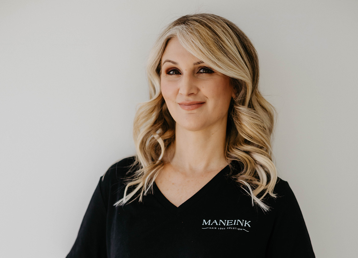 Laura Volpe, Founder of ManeInk Hair Loss Solutions and ManeInk Academy
