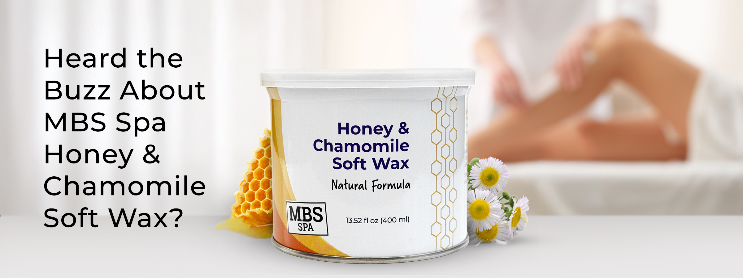 MBS Spa Honey & Chamomile Soft Wax