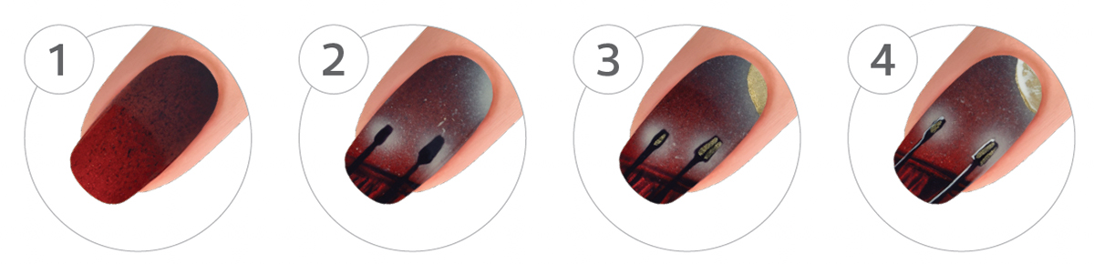 After Glow Morgan Taylor  Nail Art