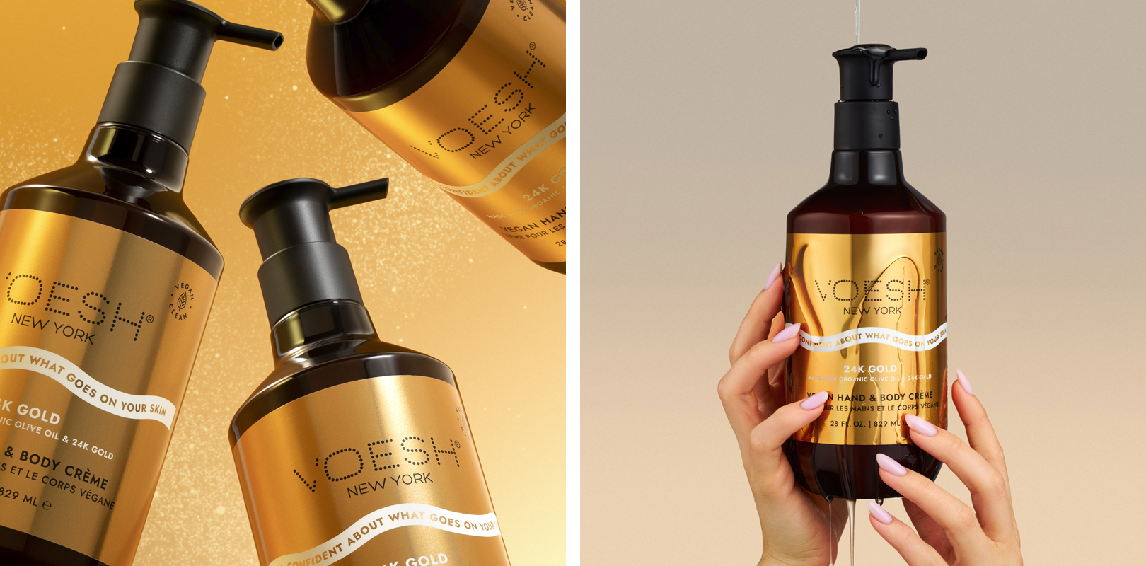 Voesh Imperial Gold Vegan Hand & Body Creme