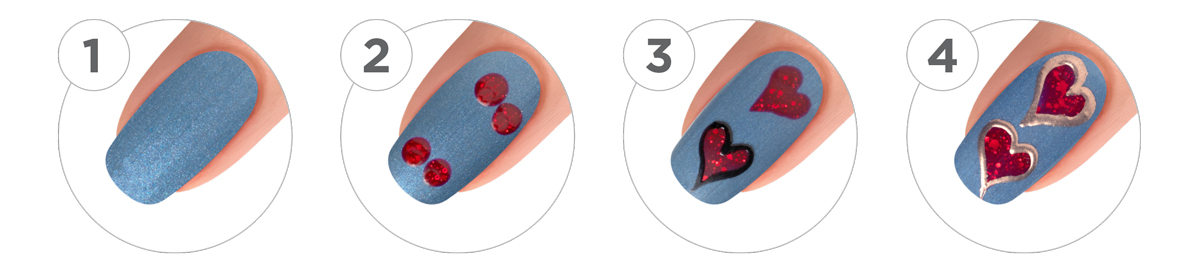 Love in the Air Floral Wonderland Nail Art 