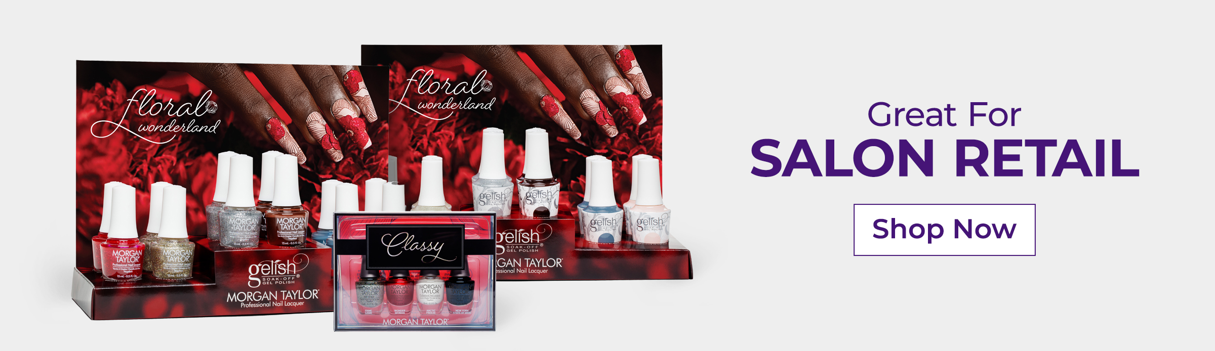 Gelish and Morgan Taylor Floral Wonderland