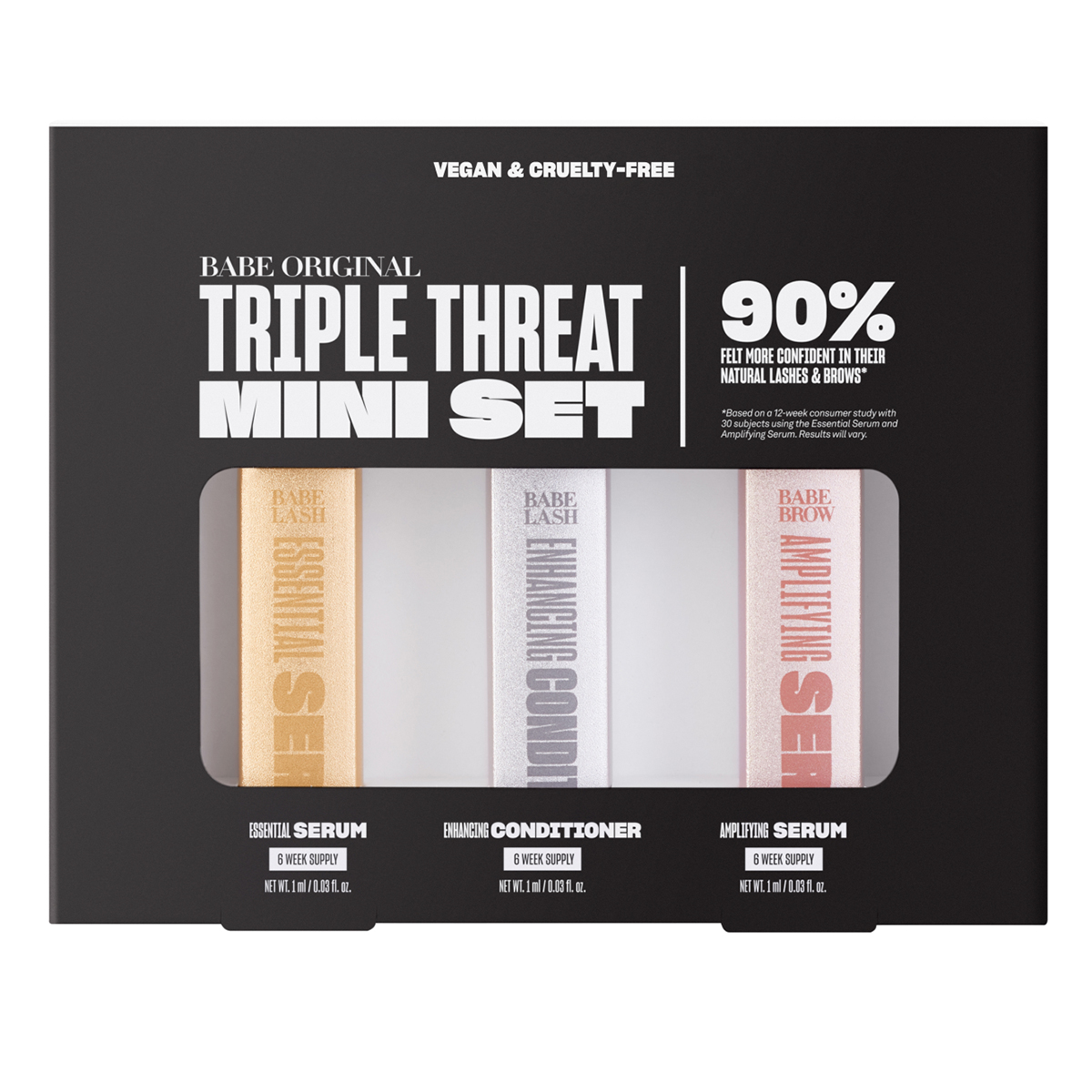 Babe Lash Triple Threat Mini Set - SETMINITRIPTHRT | Marlo Beauty Supply